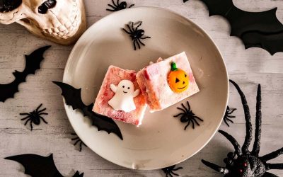 Lemon a Mafon Calan Gaeaf Yogurt Bark