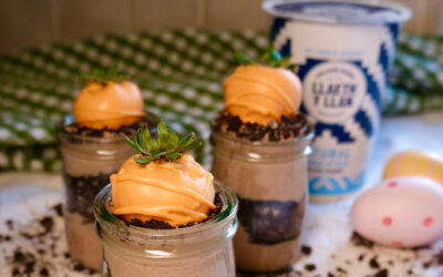 Easter Carrot Patch Chocolate Mousse